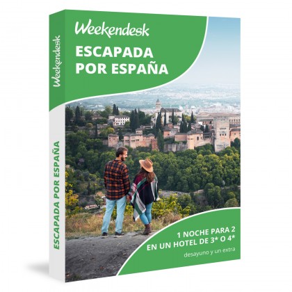 Bono Regalo Escapada por España con Weekendesk