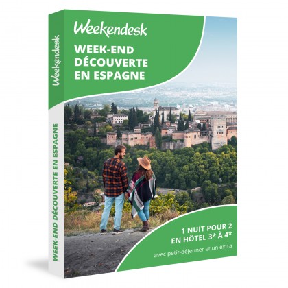 Voucher Presente Escapadinha spain com Weekendesk