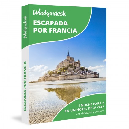 Voucher Presente Escapadinha por França com Weekendesk