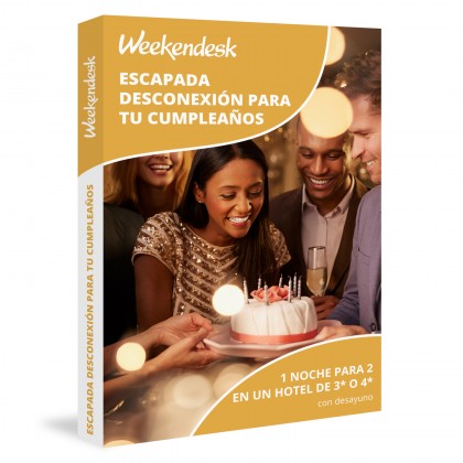 Gift Voucher Getaway Disconnect for your birthday with Weekendesk