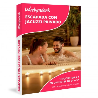 Caixa Presente com Escapadinha com Jacuzzi Privado em Weekendesk