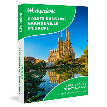 Voucher Mini holidays in a major European city by Weekendesk