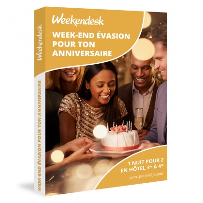 Bon Cadeau Escapade Déconnectez-vous pour votre anniversaire avec Weekendesk