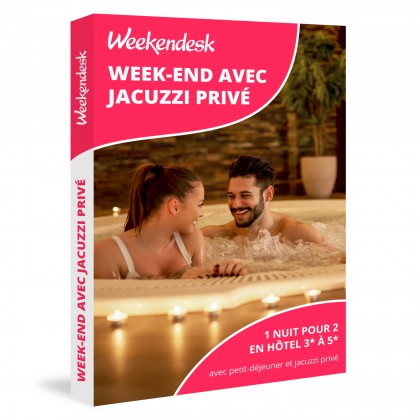 Boîte Cadeau avec Escapade avec un jacuzzi privé dans le couple Weekendesk