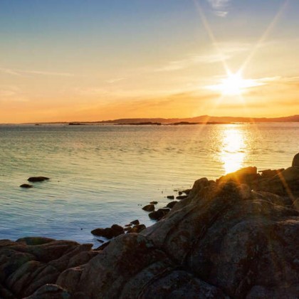 Aproveite as praias de Sanxenxo e faça um cruzeiro pela Ria de Arousa